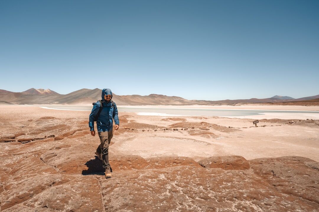Desert lodge with pool in the Atacama Desert Chile